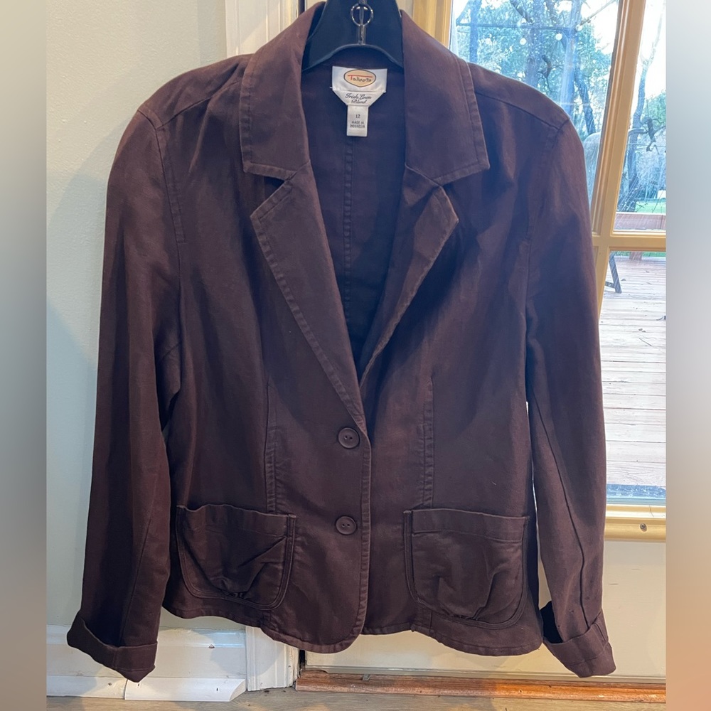 Talbots Linen Jacket